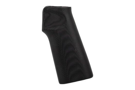 Hogue AR-15 pistol grip with 15-Degree Vertical angle features a G10 fiberglass construction